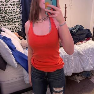 Orange Racerback Tanktop